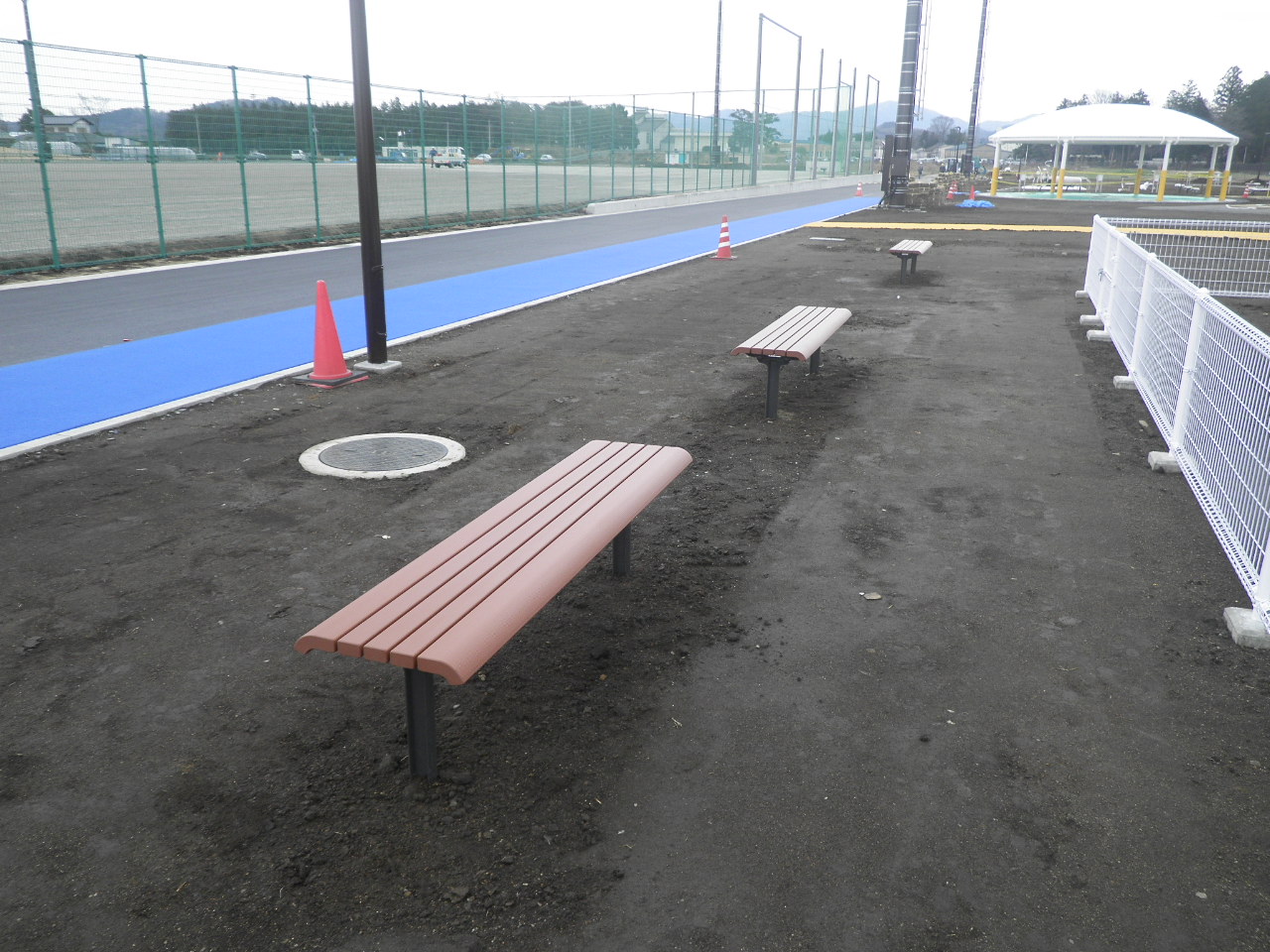 真岡市総合運動公園健康遊具及び休憩施設整備工事